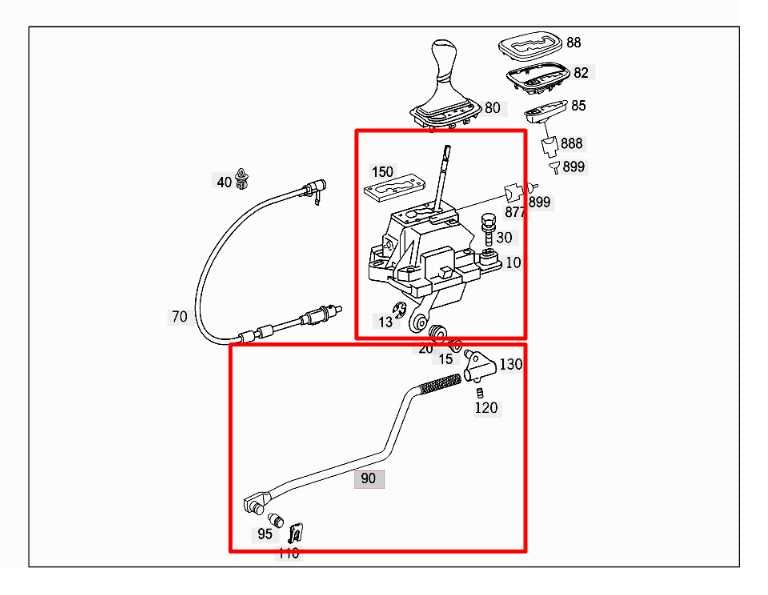 2006-09 Mercedes-Benz CLK 350 3.5L RWD Automatic Transmission Gear Shifter Lever1