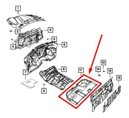 2011-2018 Ram 1500 Crew Cab Rear Floor Covering Carpet 68245835AB OEM - Alshned Auto Parts