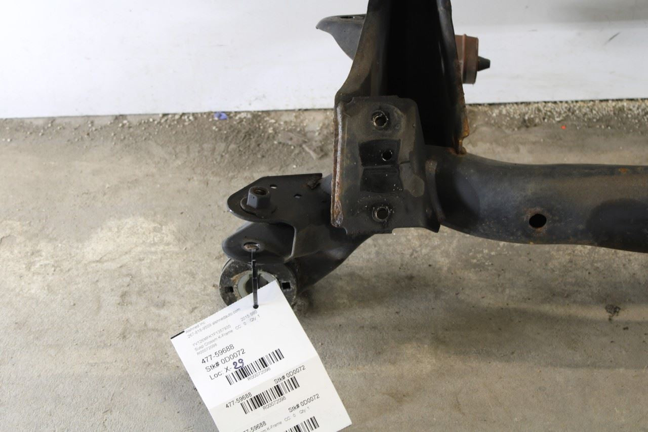 2012-2018 Volvo S60 T5 Premier FWD Rear Suspension Crossmember Subframe 31329225 - Alshned Auto Parts