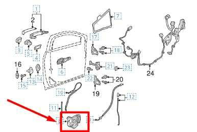 18-24 Buick Enclave Front Right Passenger Door Latch Lock Actuator 13533615 OEM - Alshned Auto Parts