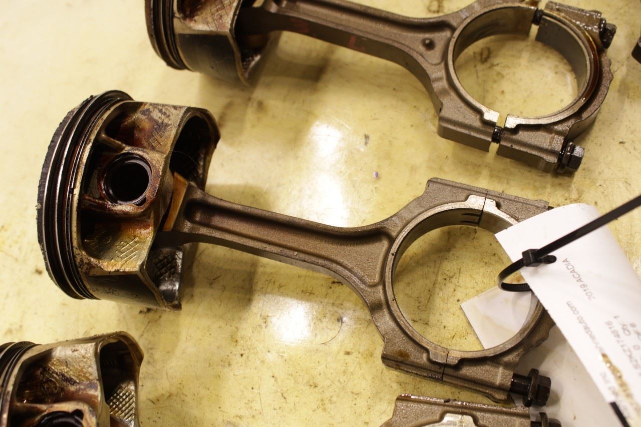 17-23 GMC Acadia SLT-1 3.6L Engine Piston with Connecting Rod Set of 6 12647161 - Alshned Auto Parts