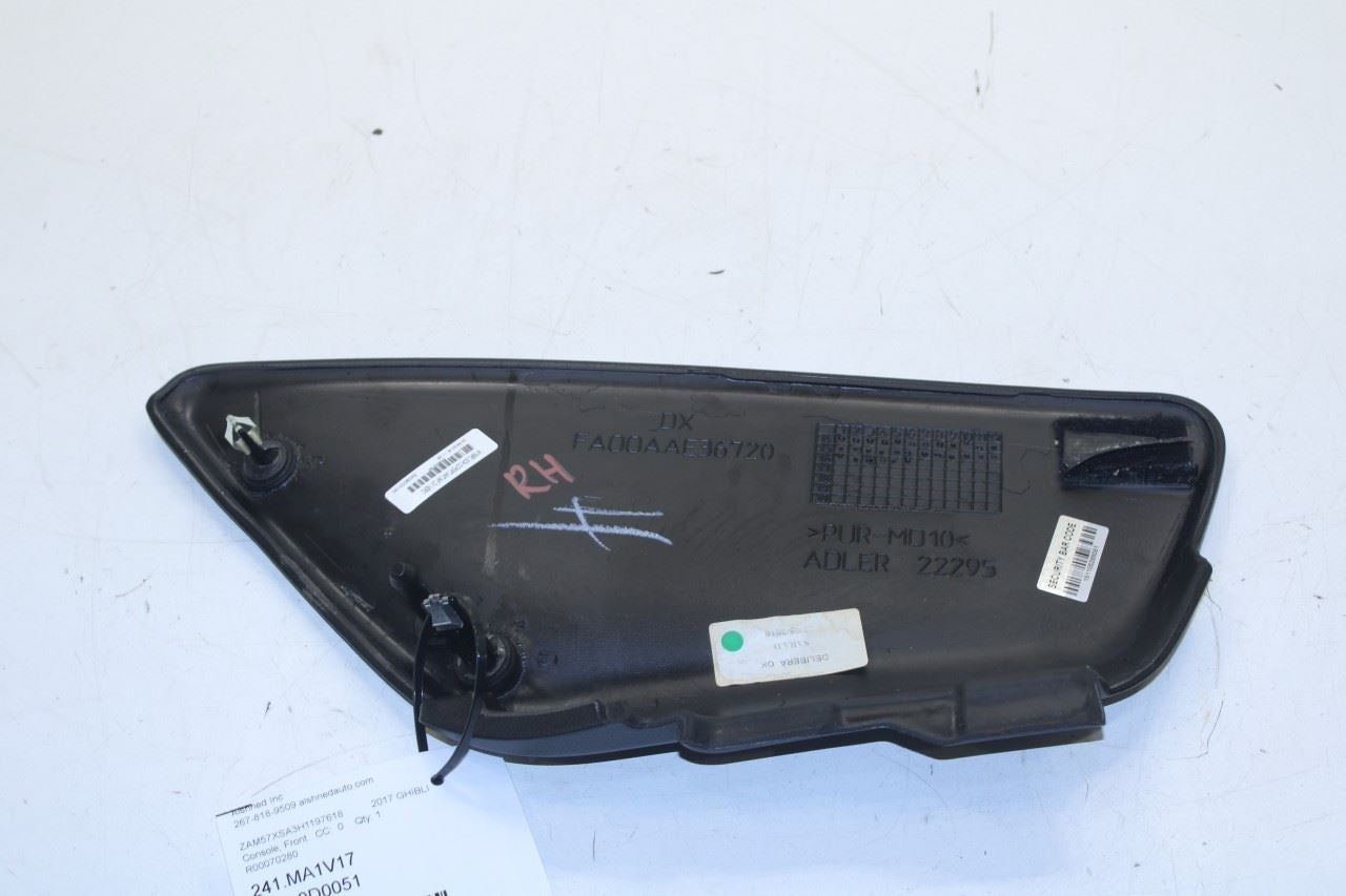 2017-2021 Maserati Ghibli Right Side Center Console Trim Cover Panel 670070079 - Alshned Auto Parts