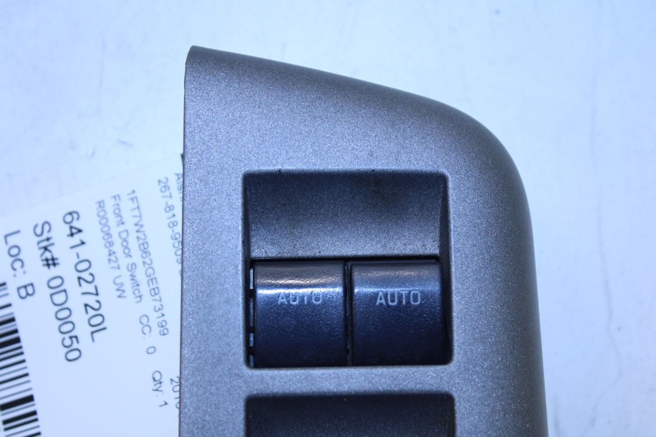 2013-2016 Ford F250 Lariat Crew Cab Front Left Side Master Power Window Switch - Alshned Auto Parts