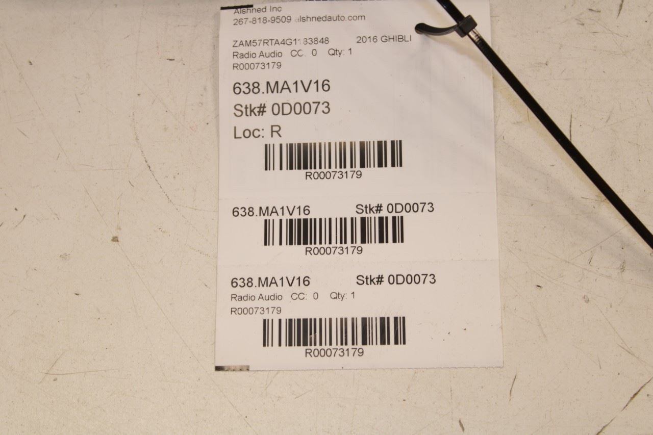 2014-2016 Maserati Ghibli S Q4 Harman Sound System Amplifier Amp 670034706 OEM - Alshned Auto Parts