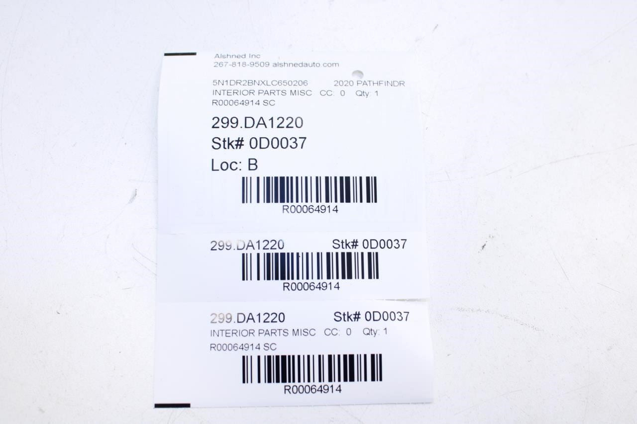 2013-2020 Nissan Pathfinder SV RH and LH Roof Interior Headliner Grab Handle Set - Alshned Auto Parts