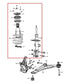 2012-2020 Dodge Grand Caravan GT 3.6L FWD Front Left Side Shock Strut Absorber1