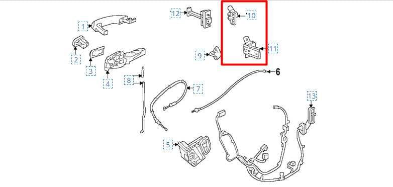2024-2025 Chevrolet Trax Rear Left Side Door Hinge Upper and Lower 13590931 OEM - Alshned Auto Parts