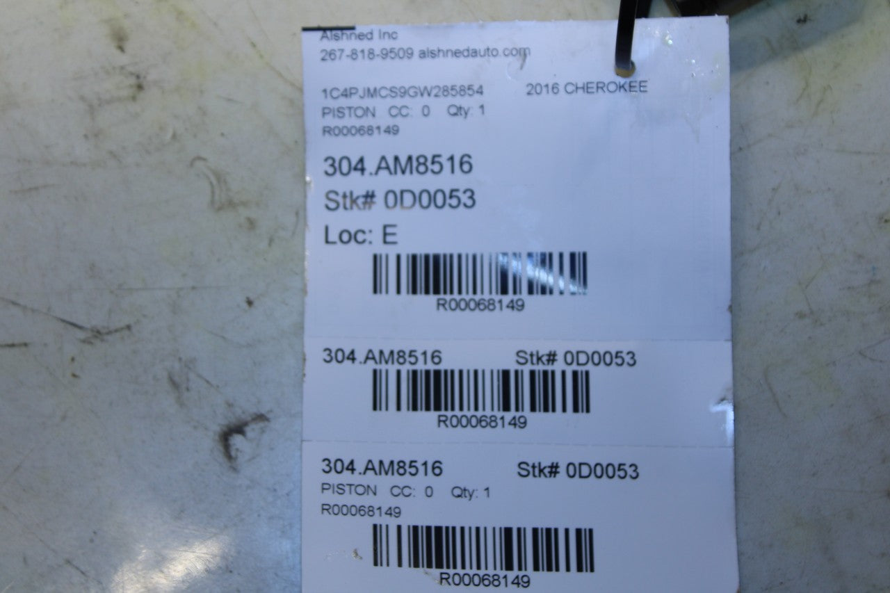 2014-2022 Jeep Cherokee 75th Anniversary 3.2L Engine Piston with Connecting Rod - Alshned Auto Parts