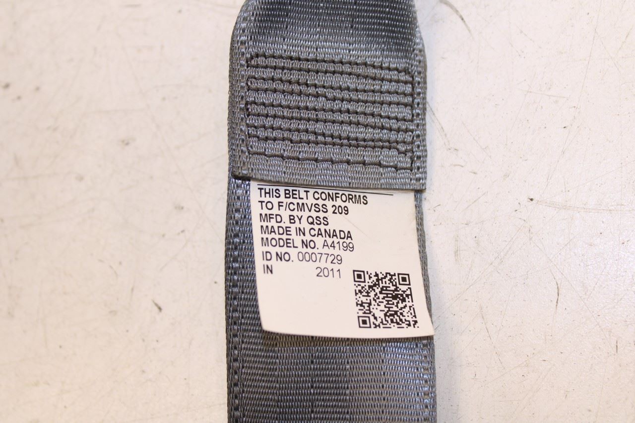 07-11 Toyota Camry LE Rear 2nd Row Center Seat Belt Retractor w/ Belt Buckle Set - Alshned Auto Parts