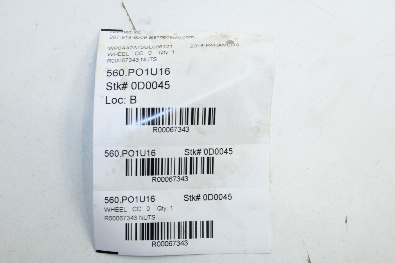 2010-2016 Porsche Panamera Wheel Lug Nut Bolt Set of 12 WHT-006-978 OEM - Alshned Auto Parts