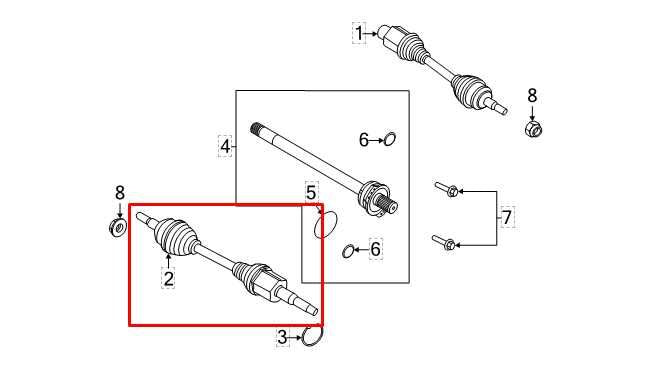 2020-2023 Ford Escape SEL AWD Front Left CV Axle Drive Half Shaft LX67-3B437-BAC - Alshned Auto Parts