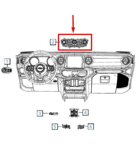 2021-2024 Jeep Gladiator AC Heater Temperature Climate Control 7BU56DX9AA OEM - Alshned Auto Parts