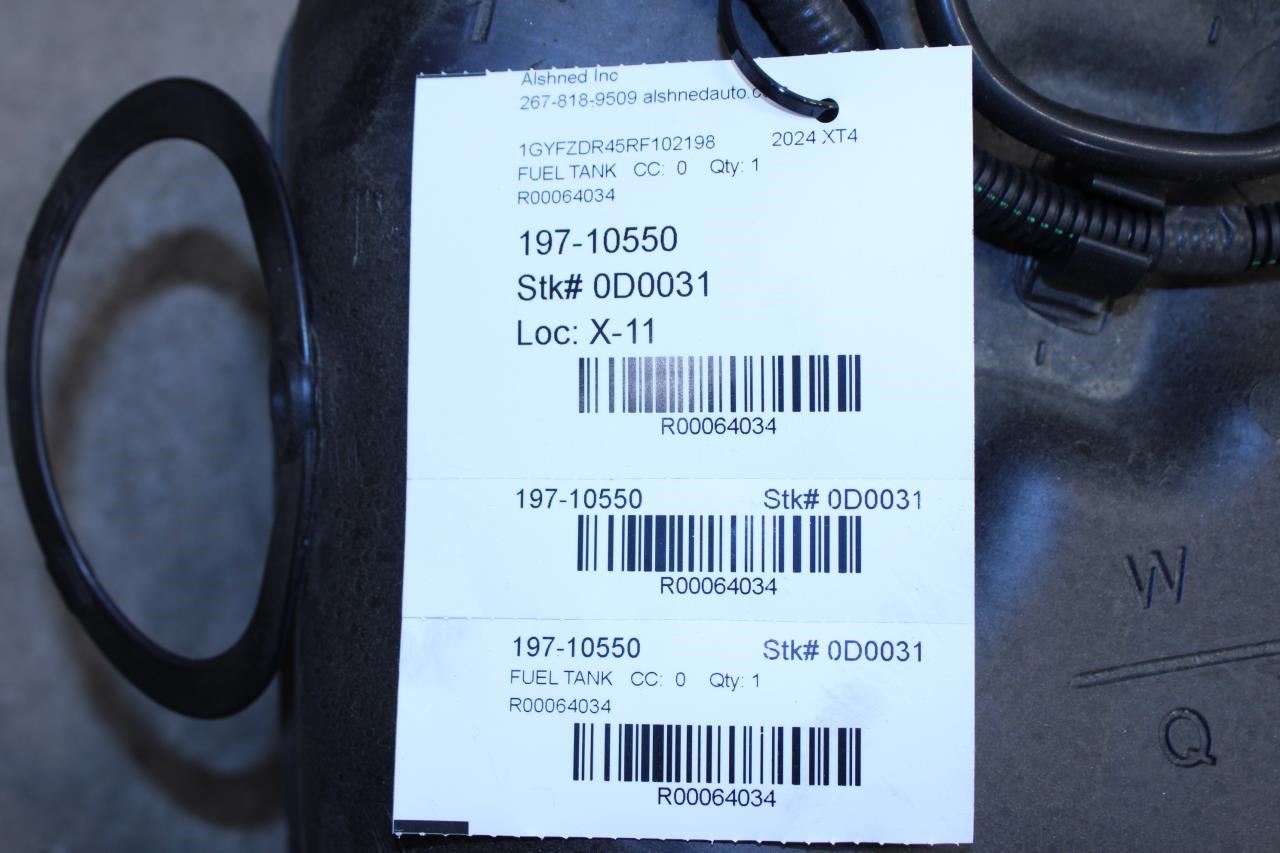 2019-2025 Cadillac XT4 Premium 2.0L Fuel Gas Tank 16.3 US Gallons w/ Heat Shield - Alshned Auto Parts