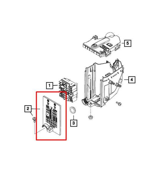 18-21 Jeep Compass Engine Compartment Fuse and Relay Box Access Cover 68286175AA - Alshned Auto Parts