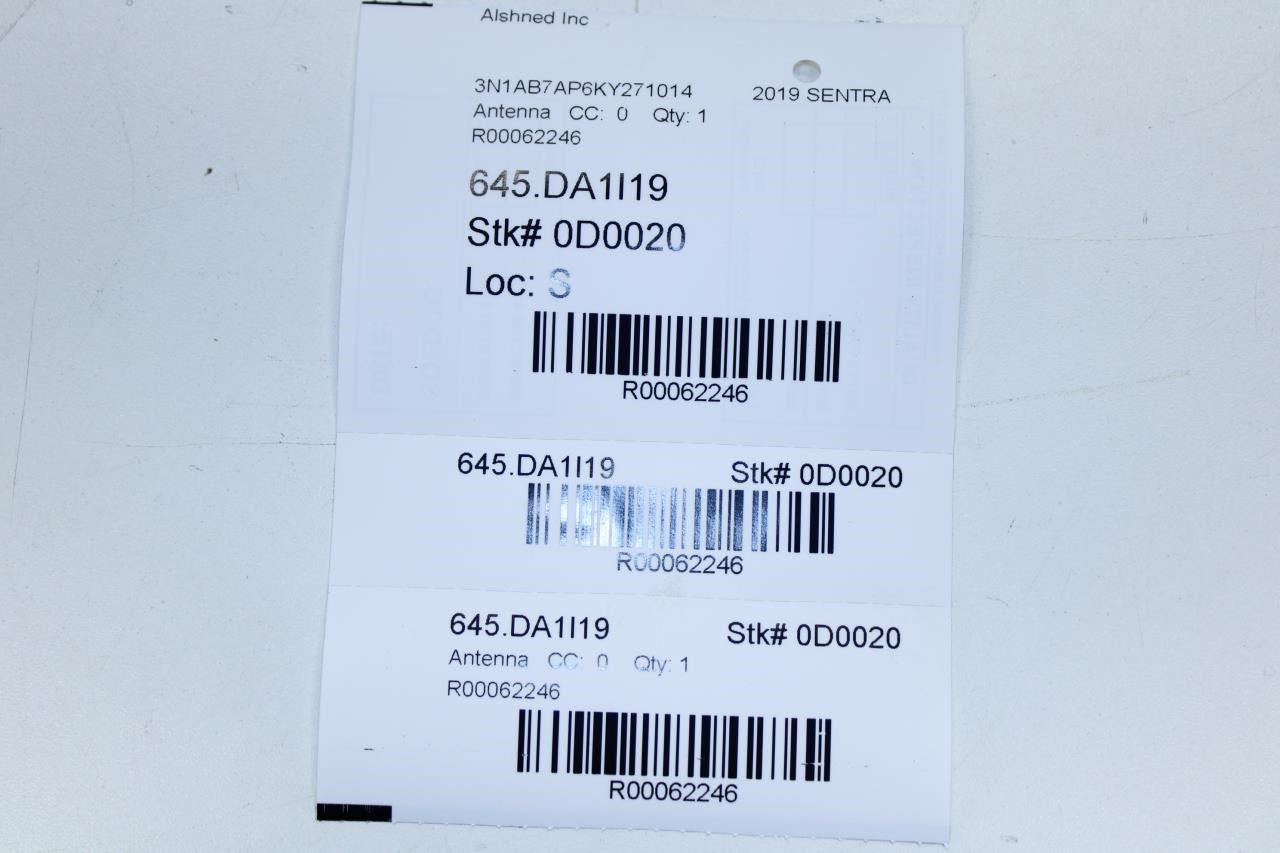 2013-2019 Nissan Sentra SV Roof Satellite Radio Antenna 28208-9AN0A OEM - Alshned Auto Parts