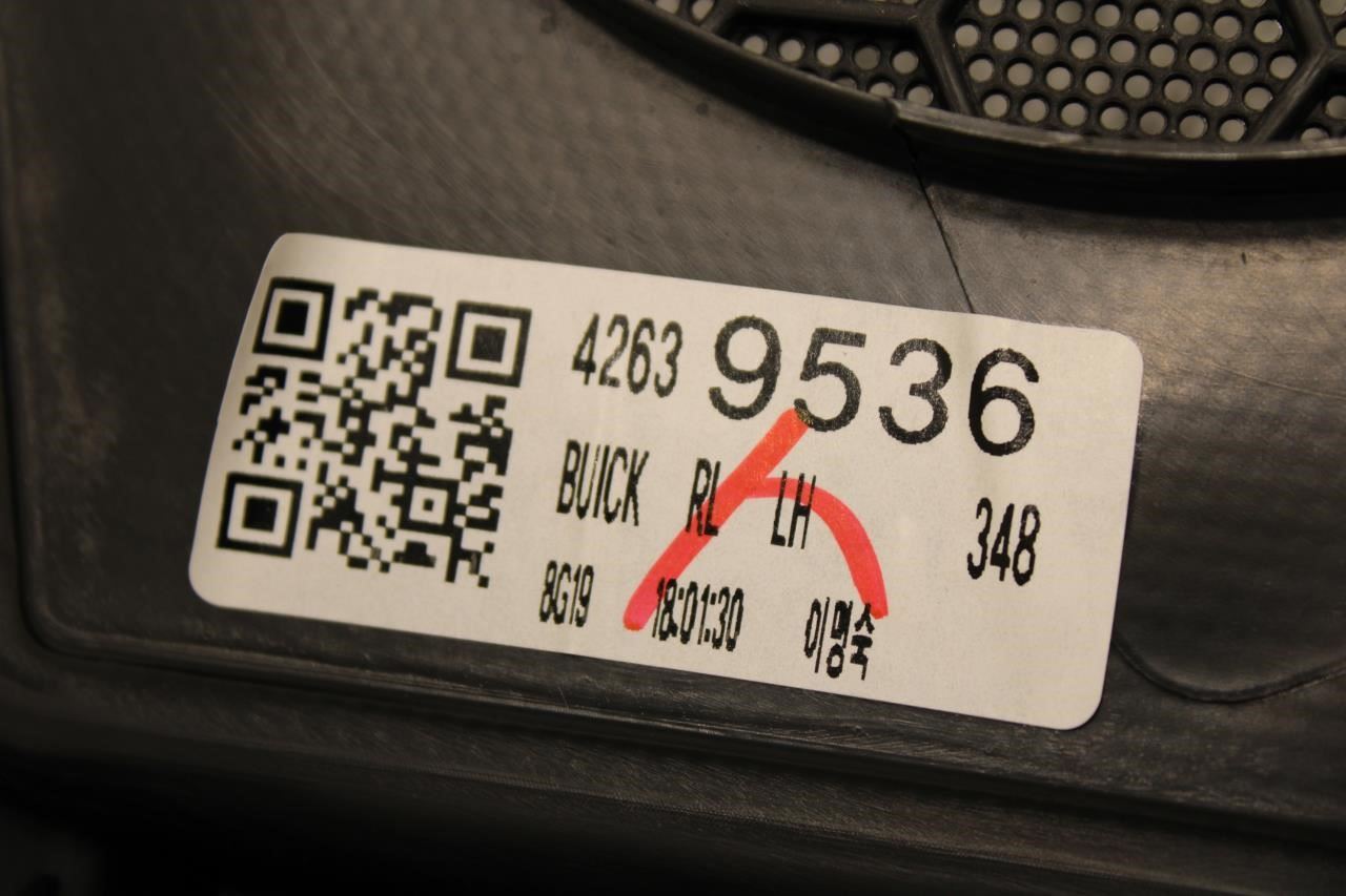 2017-2022 Buick Encore Rear Left Driver Side Door Trim Panel 42639536 OEM - Alshned Auto Parts