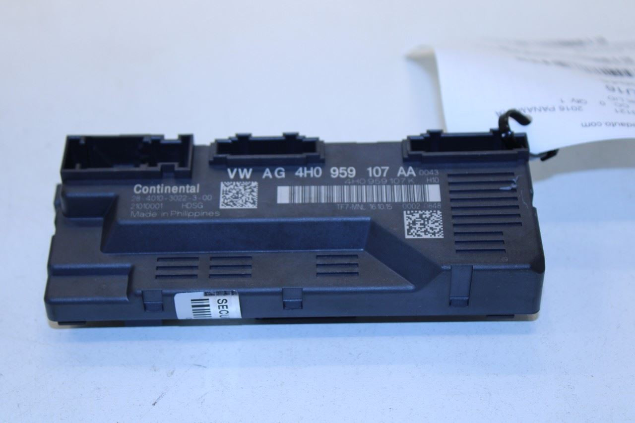 2011-2016 Porsche Panamera 4 3.6L AWD Trunk Lid Liftgate Tailgate Control Module - Alshned Auto Parts