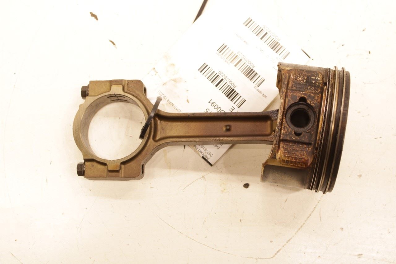 12-20 ISUZU NPR HD 6.0L Engine Piston Left No 1 w/ Connecting Rod 8-89017-849-0 - Alshned Auto Parts