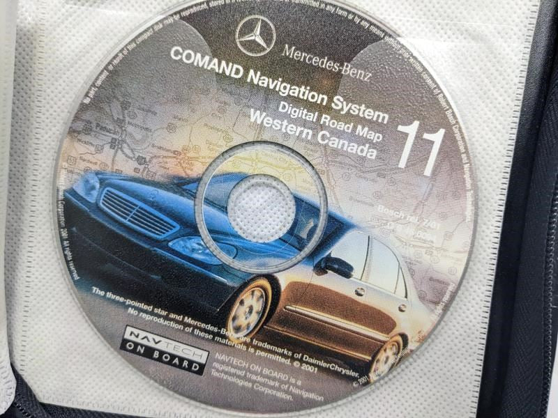 2000 Mercedes-Benz S430 Comand Navigation System CD Set of 11 Q-6-46-0053 OEM - Alshned Auto Parts