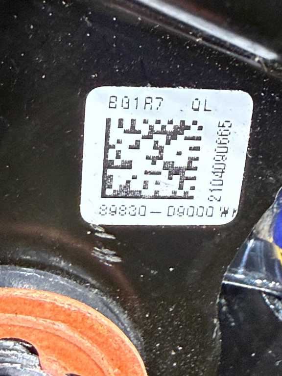 16-22 Kia Sportage Nightfall Rear RH LH Side and Center 2nd Row Seat Belt Buckle16