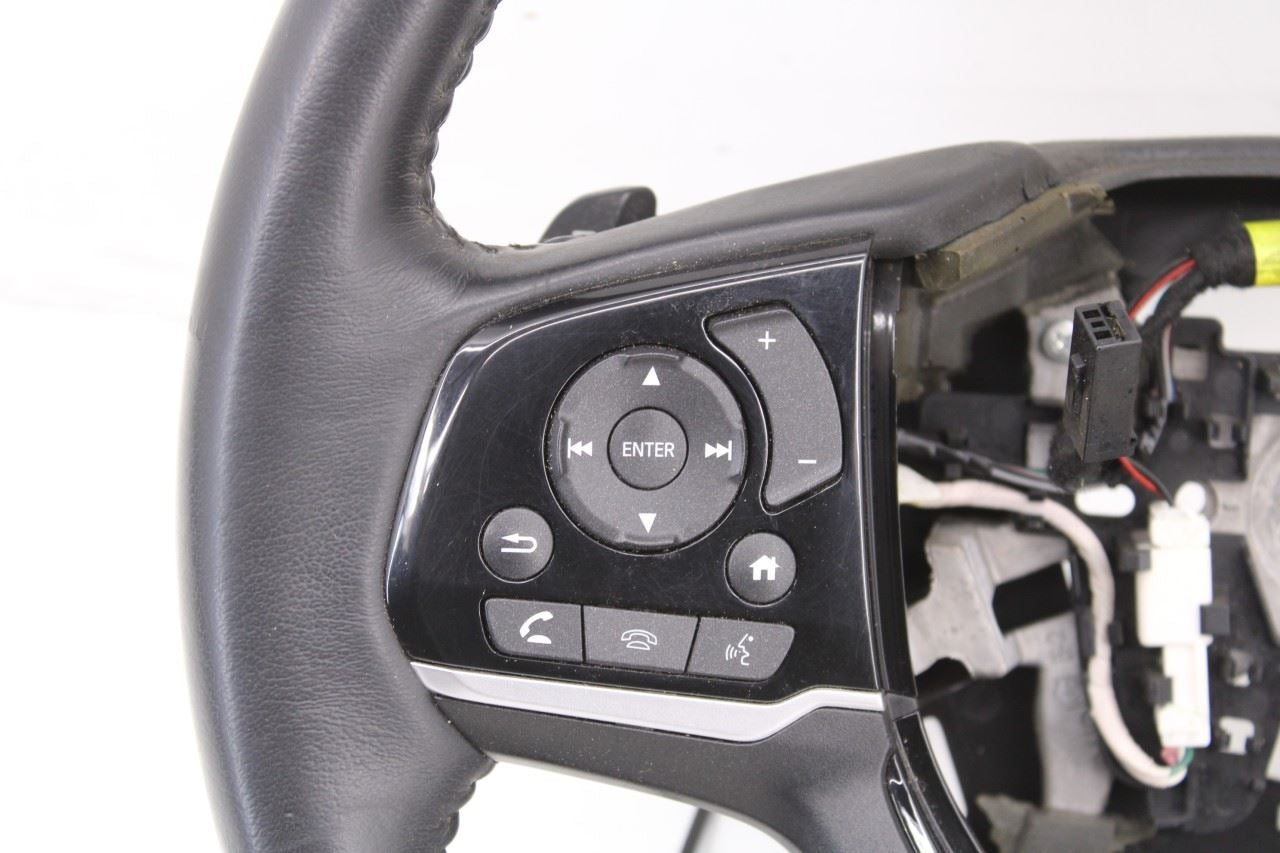 2018-26 Honda Odyssey Touring 3.5L FWD Steering Wheel Leather w/ Control Buttons - Alshned Auto Parts