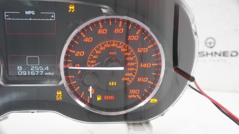 2016 Subaru WRX Speedometer Gauge Instrument Cluster 91k 85000VA480 OEM - Alshned Auto Parts