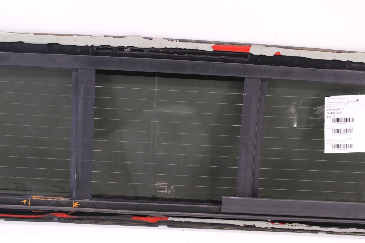 13-18 Ram 1500 Crew Cab Laramie Rear Window Power Sliding Backlite Glass *ReaD* - Alshned Auto Parts