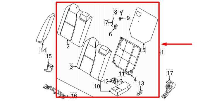 20-24 Nissan Sentra Rear Right Upper 2nd Row Seat Cushion Cloth 88600-6LM2A OEM - Alshned Auto Parts
