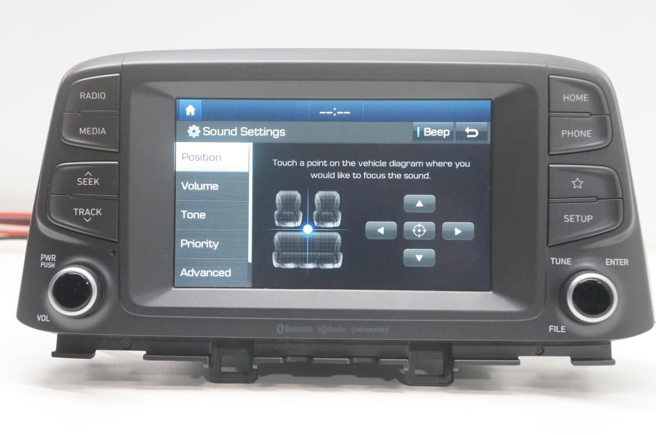 2018-2021 Hyundai Kona Radio Faceplate Control with Receiver and Display *ReaD* - Alshned Auto Parts