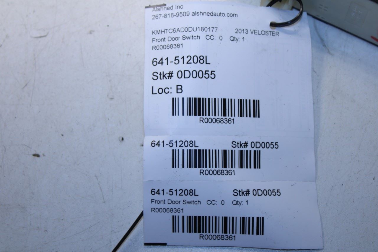 2011-2017 Hyundai Veloster Base FR LH Master Power Window Switch 93570-2V015-4X - Alshned Auto Parts