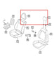 2015-22 RAM Promaster City Front Right or Left Side Seat Headrest 68275667AA OEM - Alshned Auto Parts