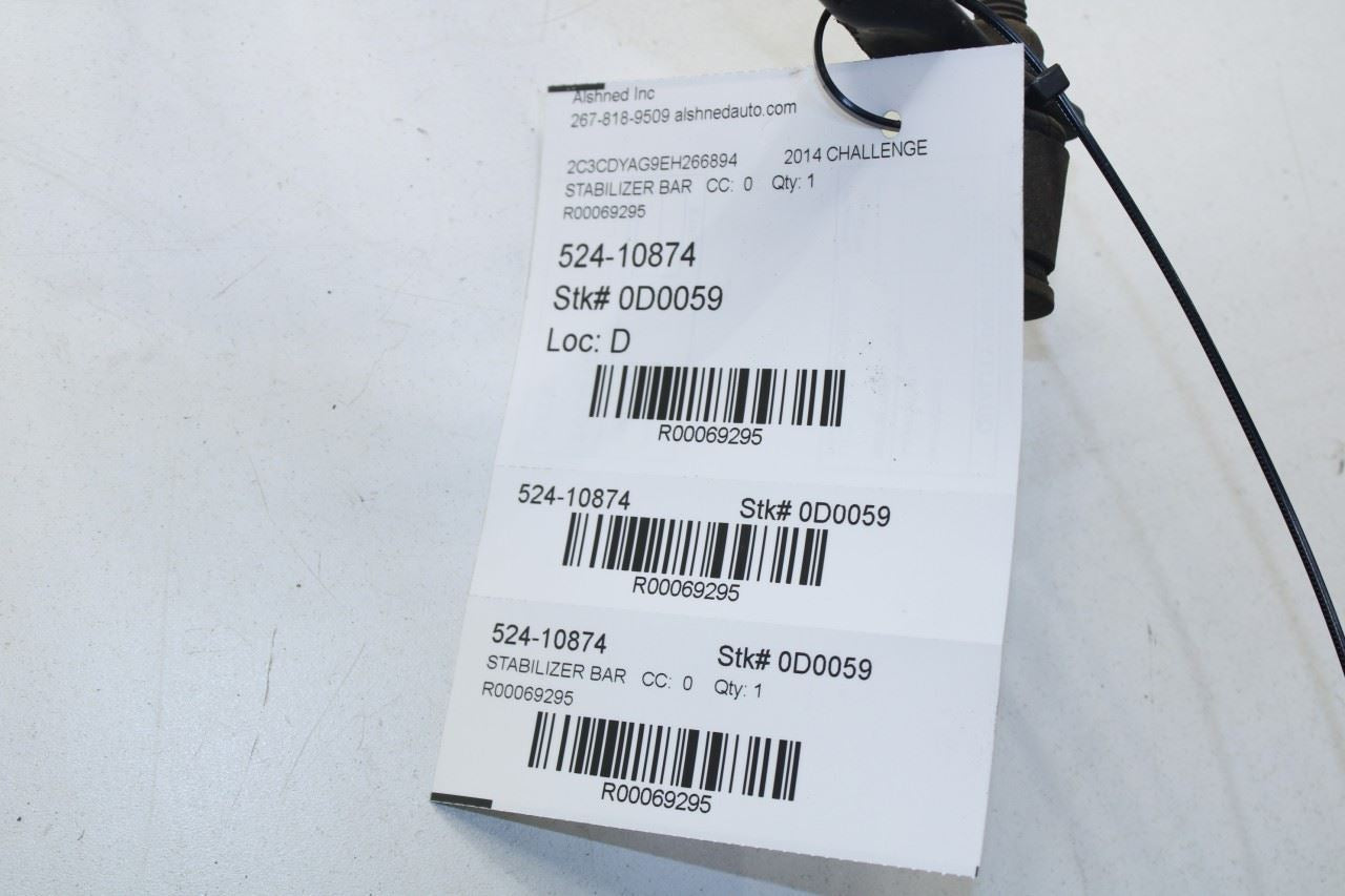2014 Dodge Challenger SXT 3.6L RWD Rear Stabilizer Sway Anti-Roll Bar 68184225AA - Alshned Auto Parts