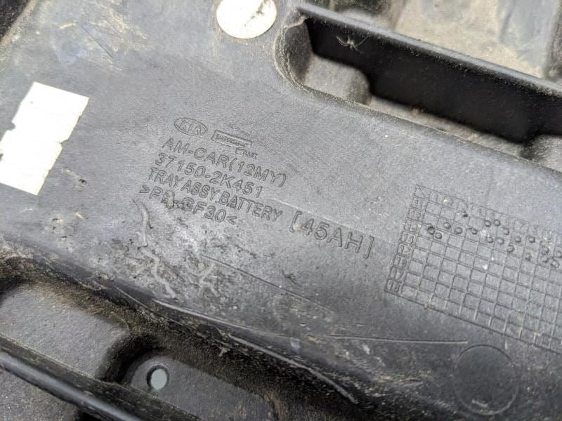 2012-2013 Kia Soul Battery Tray Holder 37150-2K451 OEM - Alshned Auto Parts