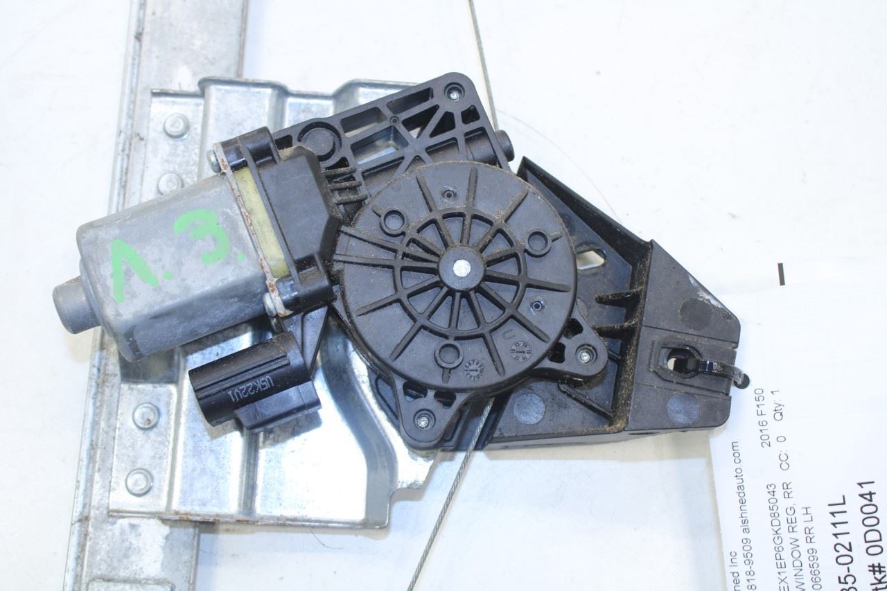 2015-20 Ford F150 SuperCab Lariat Rear Left Side Door Window Regulator w/ Motor - Alshned Auto Parts