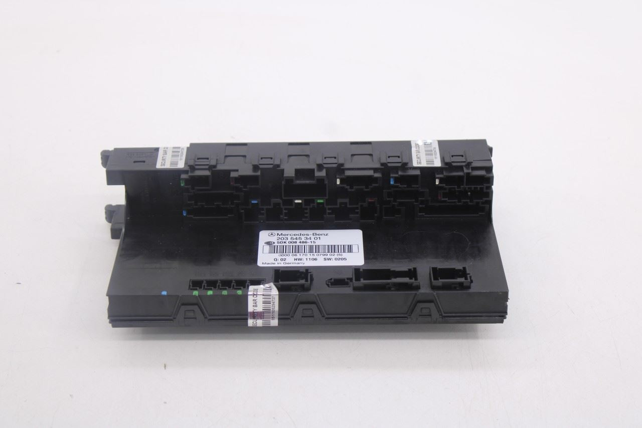 06-09 Mercedes-Benz CLK 350 RWD Rear Trunk SAM Module Fuse Relay Junction Block0