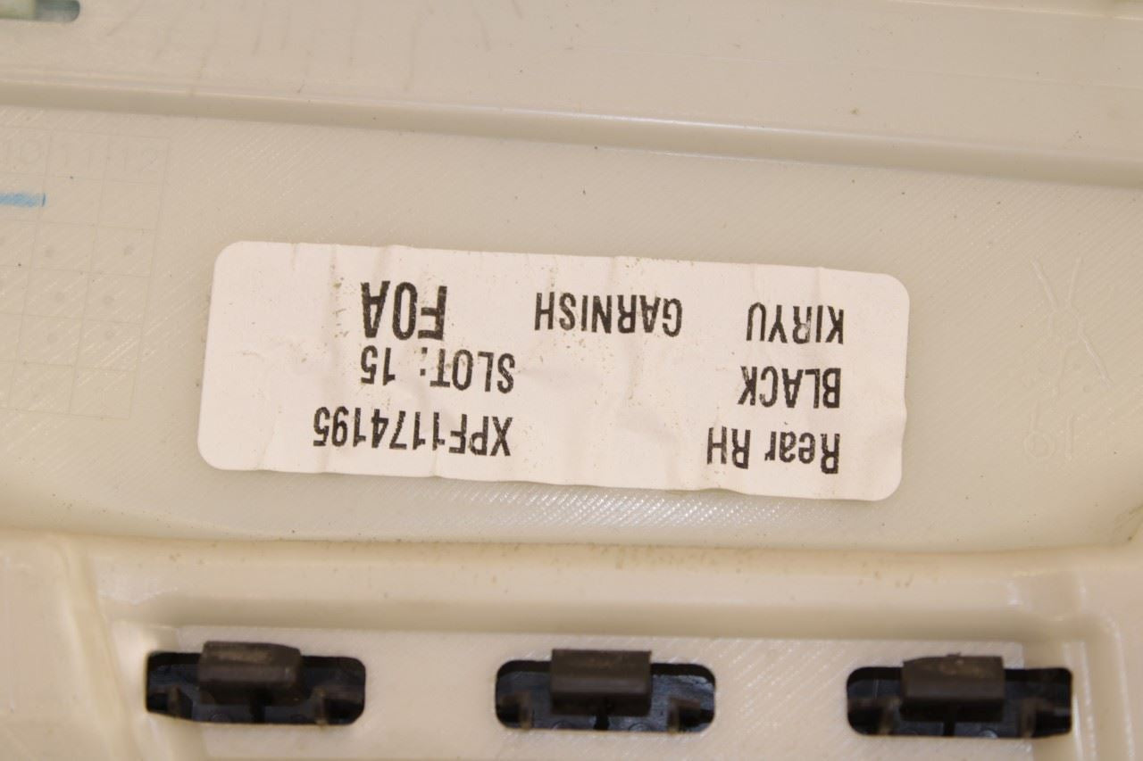 2016-2020 Infiniti QX60 Pure Rear Right Passenger Door Trim Panel 829A0-9NF0A - Alshned Auto Parts