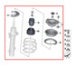 11-16 Mini Countryman Cooper S AWD Front Passenger RH Side Shock Strut Absorber - Alshned Auto Parts
