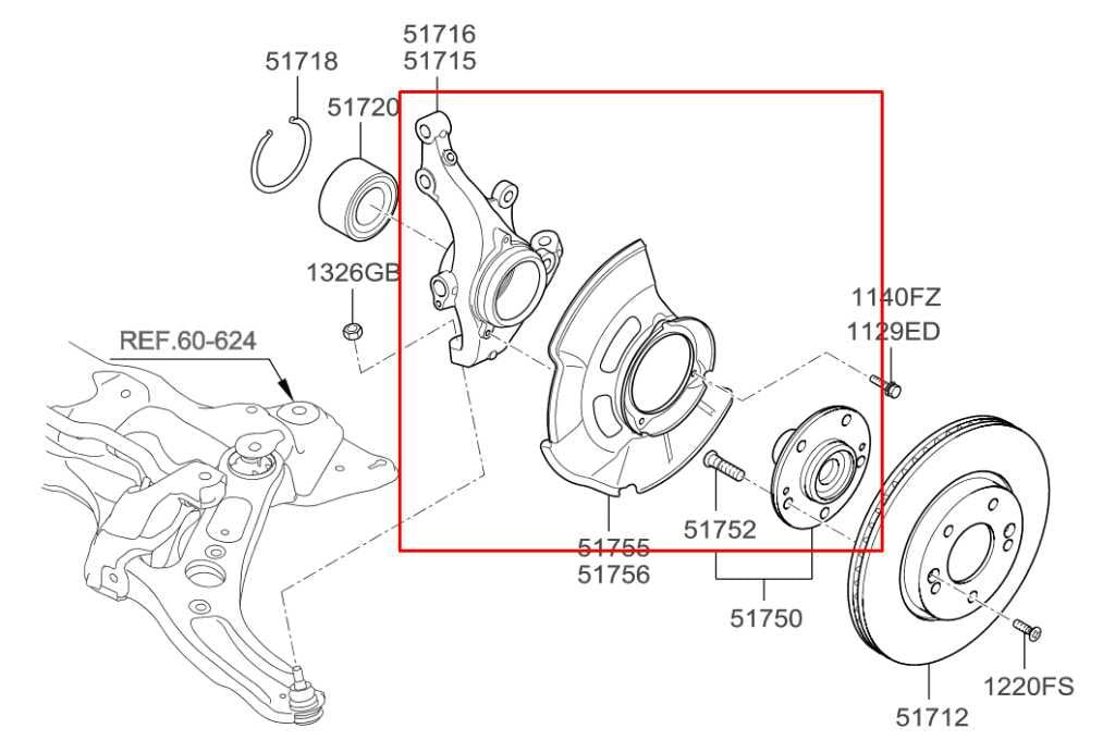 2011-2017 Hyundai Veloster Turbo Front Left Side Spindle Knuckle Hub 51715-2V000 - Alshned Auto Parts