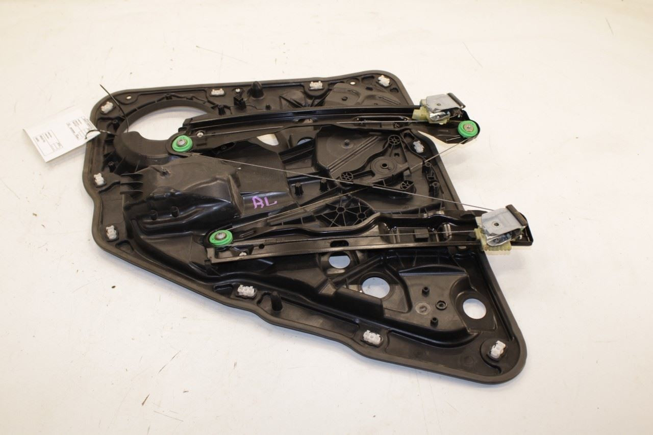 11-18 Porsche Cayenne Platinum Rear Left Door Window Regulator w/ Carrier Plate - Alshned Auto Parts