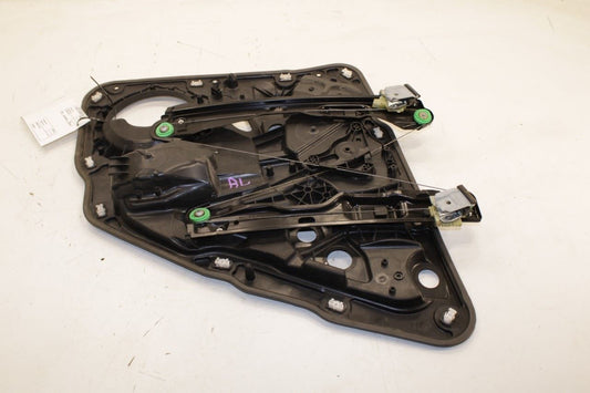 11-18 Porsche Cayenne Platinum Rear Left Door Window Regulator w/ Carrier Plate - Alshned Auto Parts