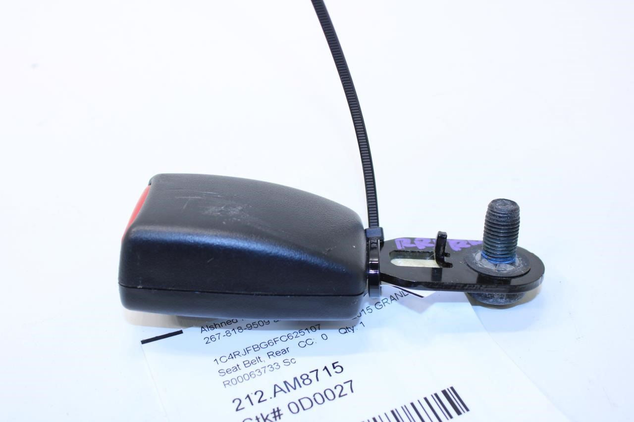 11-18 Jeep Grand Cherokee Rear RH or LH Side 2nd Row Seat Belt Buckle 1LW83DX9AD - Alshned Auto Parts