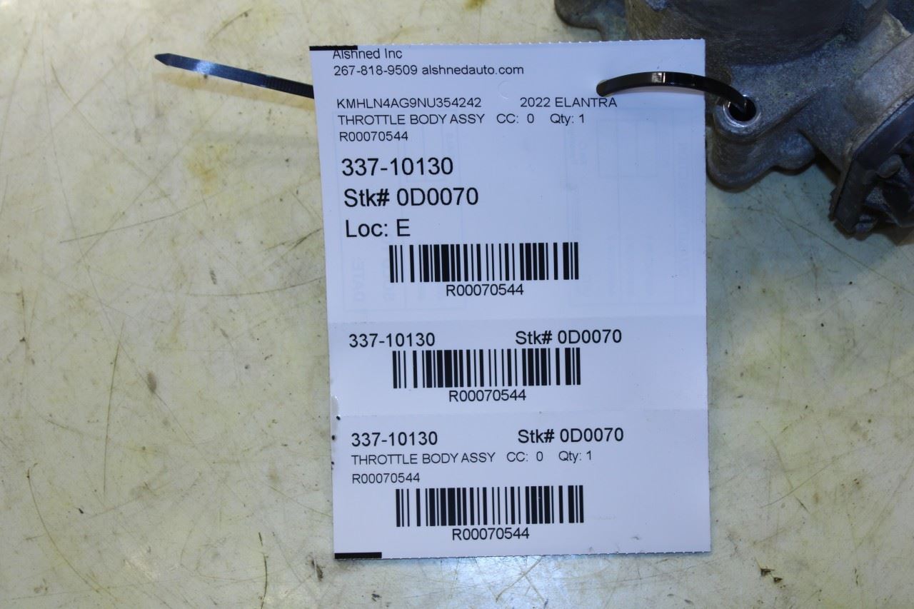 2021-2025 Hyundai Elantra SEL 2.0L Fuel Injection Throttle Body 35100-2J410 OEM - Alshned Auto Parts