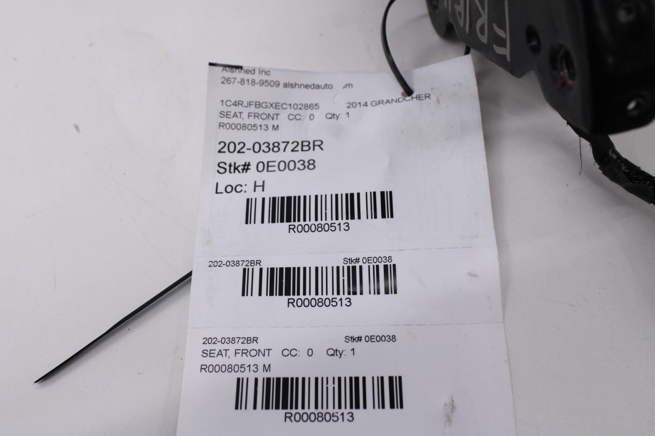 2014-17 Jeep Grand Cherokee Limited Front Right Side Seat Backrest Upper Cushion19