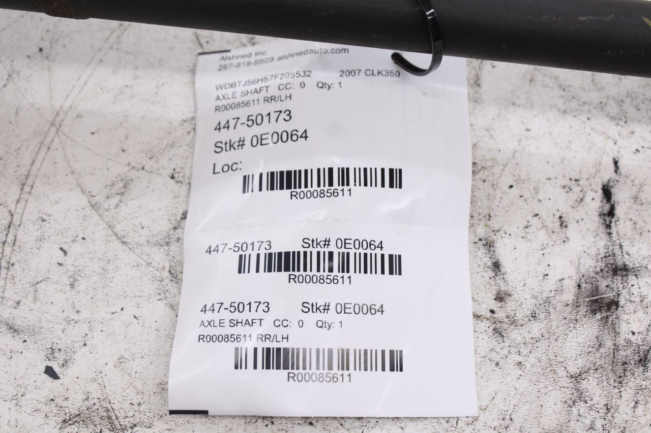 2006-09 Mercedes-Benz CLK 350 RWD Rear Left Driver Side CV Axle Drive Half Shaft10