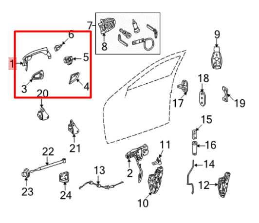 07-11 Mercedes-Benz S550 Front Right Door Exterior Handle 221-760-10-70-9999 OEM - Alshned Auto Parts