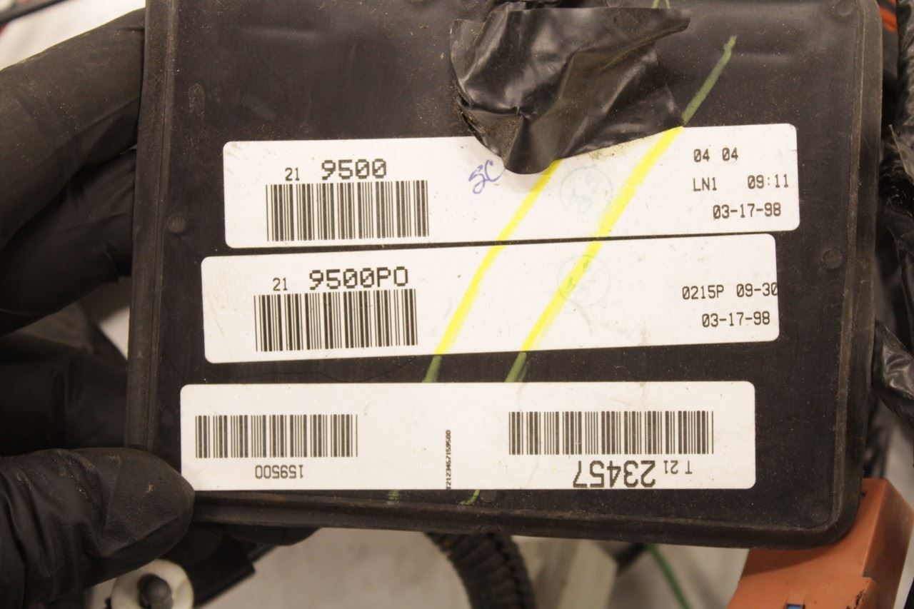 1998 Chevrolet Corvette Dash Instrument Panel Wire Wiring Harness 12177235 OEM - Alshned Auto Parts