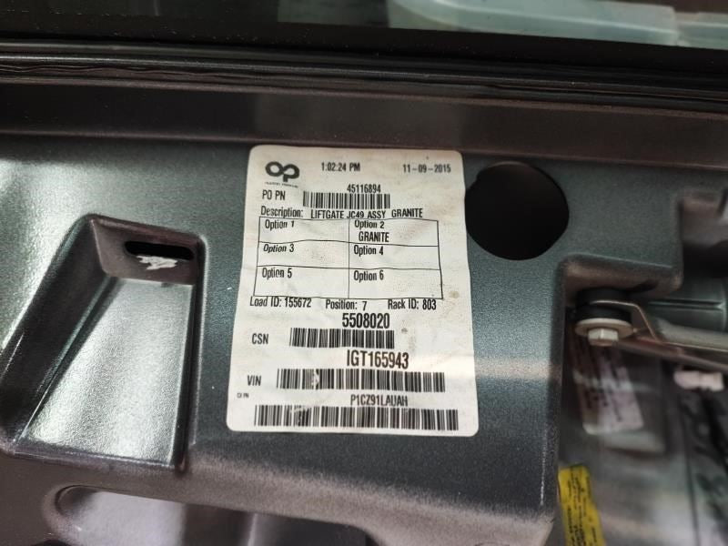 2009-2020 Dodge Journey Rear Back Liftgate Door 1CZ91LAUAH OEM - Alshned Auto Parts