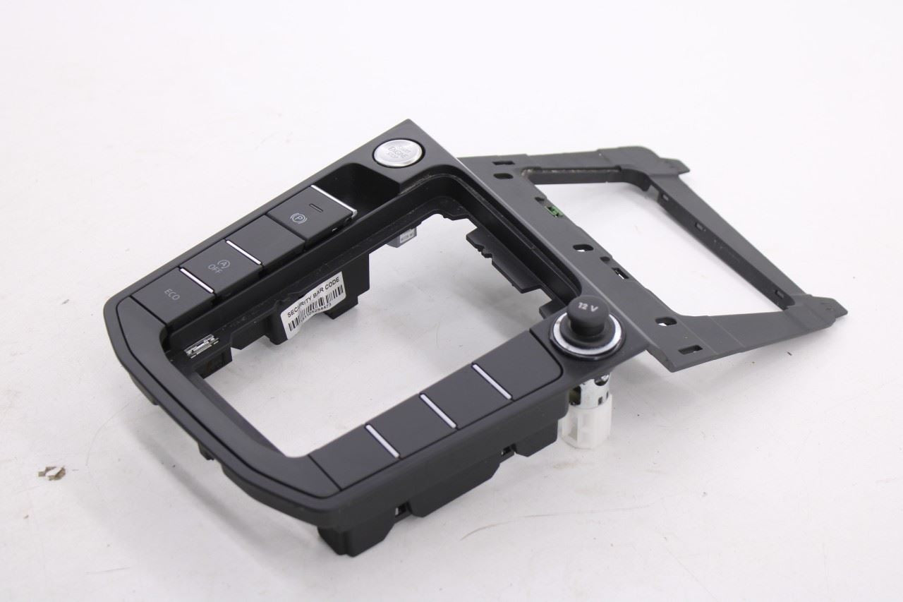 19-25 Volkswagen Jetta SE Console Shifter Bezel Trim w/ Ignition Switch Button3