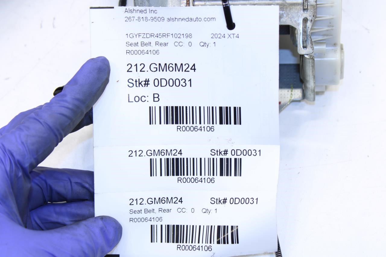 2024-2025 Cadillac XT4 Premium Rear RH 2nd Row Seat Belt Retractor 42816736 OEM - Alshned Auto Parts