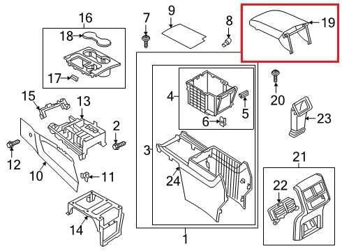 2018-20 Volkswagen Atlas S FR Center Console Armrest Storage Cover 3CN864207CICE - Alshned Auto Parts
